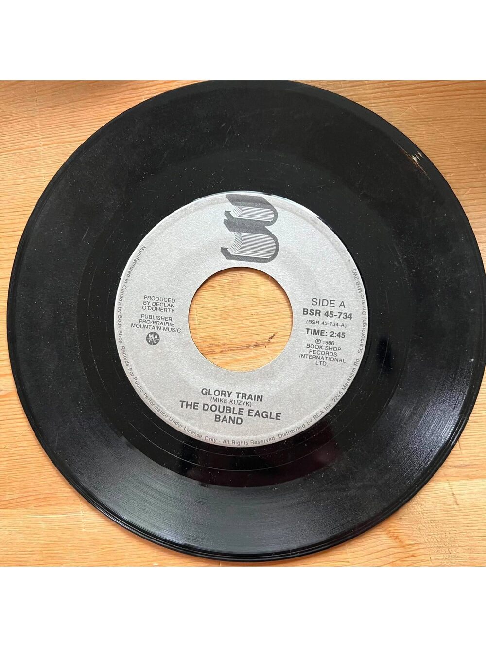 The Double Eagle Band - Glory Train 45rpm VG+ R10